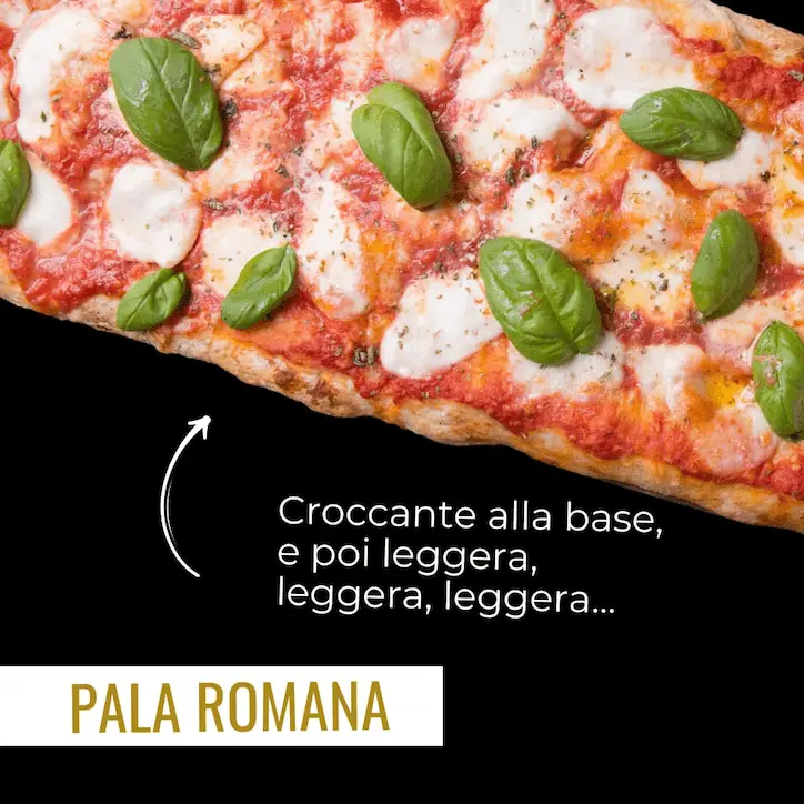 Descrizione pinsa romana artigianale: leggera e croccante pizzeria Lievito Madre Pregassona Lugano da asporto e a domicilio